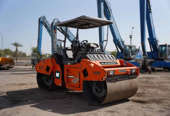 2014 Hamm HD90 Double Drum Roller Front Right View