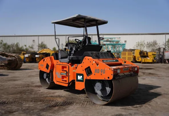 2014 Hamm HD90 Double Drum Roller Rear Left View