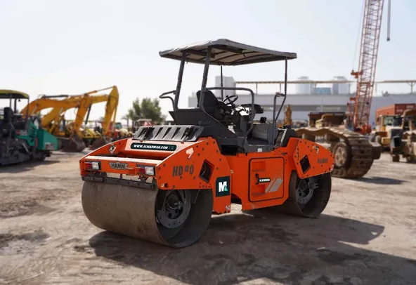 2014 Hamm HD90 Double Drum Roller Rear Right View