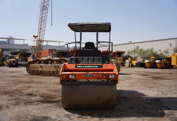 2014 Hamm HD90 Double Drum Roller Rear View