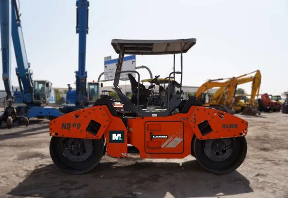 2014 Hamm HD90 Double Drum Roller Right View
