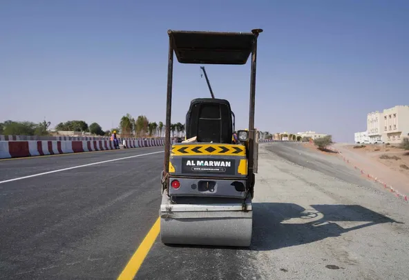 2015 Dynapac Atlas Copco CC900 Ride-On Roller Rear View