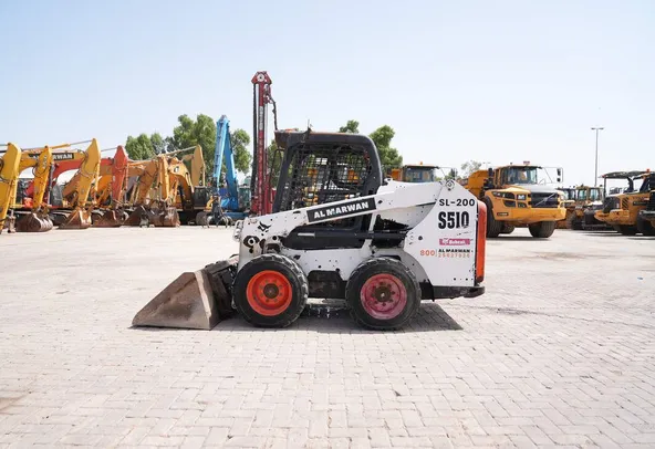 2015 Bobcat S510 Skid Steer Loader Left Side View