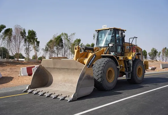 2015 Used Caterpillar 966L Medium Loader Front Left Image