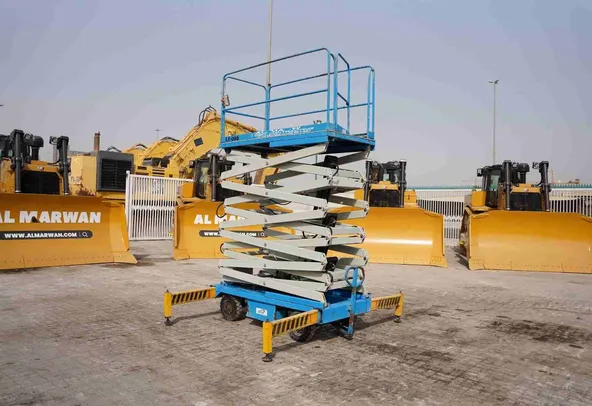 2016 Beta B500 Electric Scissor Lift Rear Left View - LF-0066