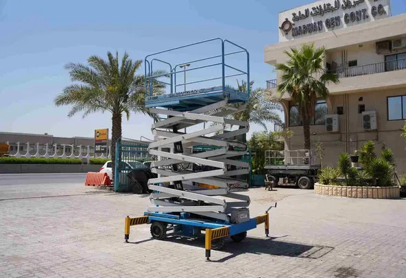 2016 Beta B500 Electric Scissor Lift Rear Left View - LF-0069