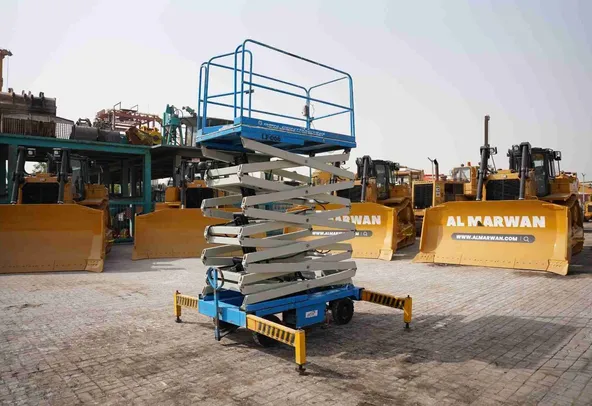 2016 Beta B500 Electric Scissor Lift Rear Right View - LF-0066