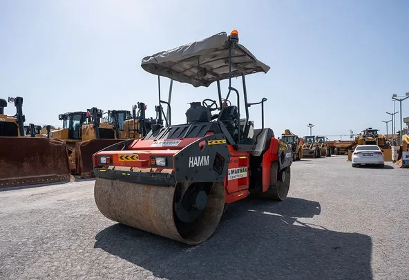 2016 Hamm HD75 Double Roller Drum Front Left View
