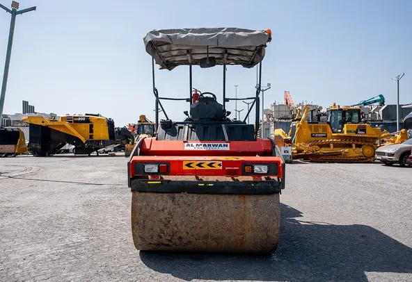 2016 Hamm HD75 Double Roller Drum Front View