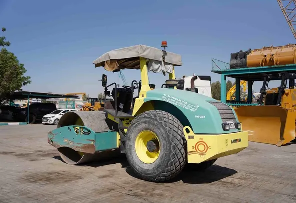 2017 Ammann ASC 100 D Single Drum Roller Left View - RO-0332