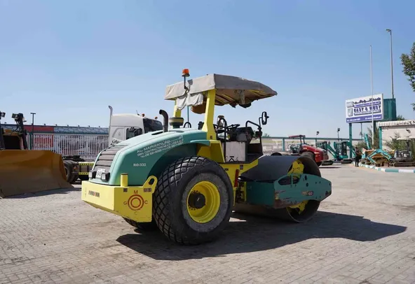 2017 Ammann ASC 100 D Single Drum Roller Rear Right View - RO-0332