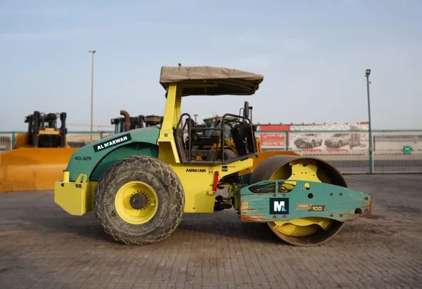 2017 Ammann ASC 100 Single Drum Roller Right View - RO-0329