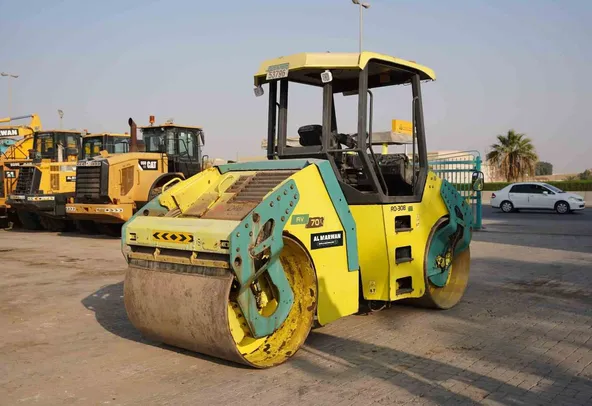 2017 Ammann AV70X Articulated Tandem Roller Rear Right View
