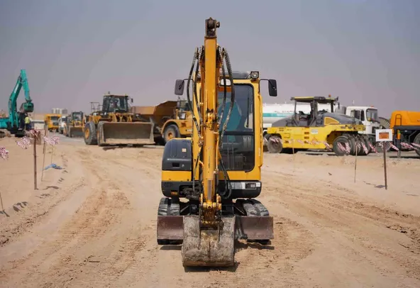 2017 Yuchai YC35-8 Mini Excavator Front View - EX-0388