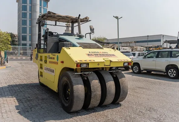2017 Ammann AP240 Pneumatic Tyre Roller Front Right View