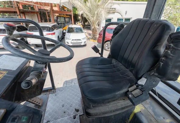 2017 Ammann AP240 Pneumatic Tyre Roller Inside Cabin View