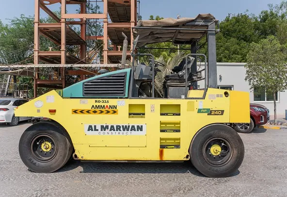 2017 Ammann AP240 Pneumatic Tyre Roller Left Side View