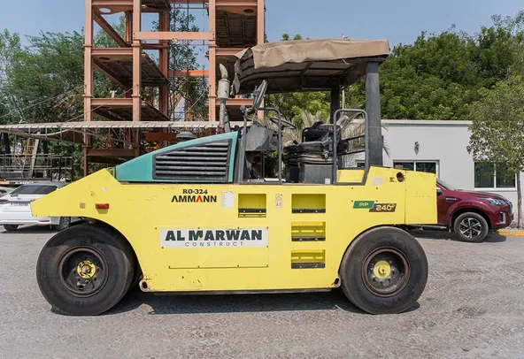 2017 Ammann AP240 Pneumatic Tyre Roller Left Side View