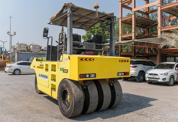 2017 Ammann AP240 Pneumatic Tyre Roller Rear Left View