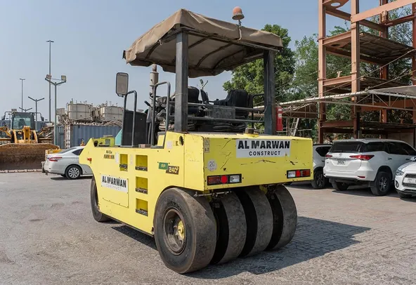 2017 Ammann AP240 Pneumatic Tyre Roller Rear Left View