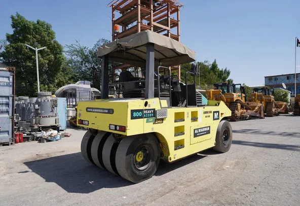 2017 ammann AP240 pneumatic tyre roller rear right side view