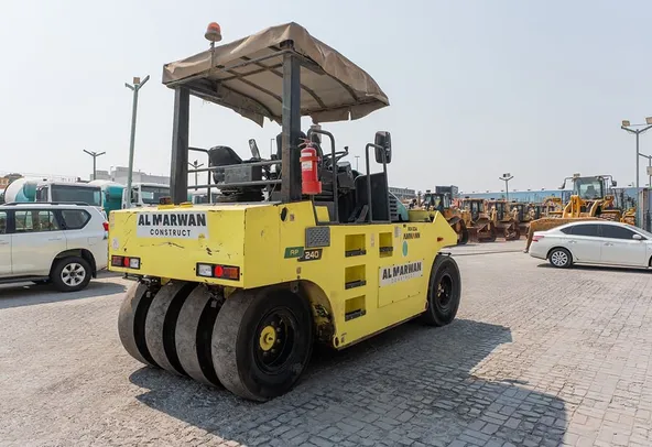 2017 Ammann AP240 Pneumatic Tyre Roller Rear Right View