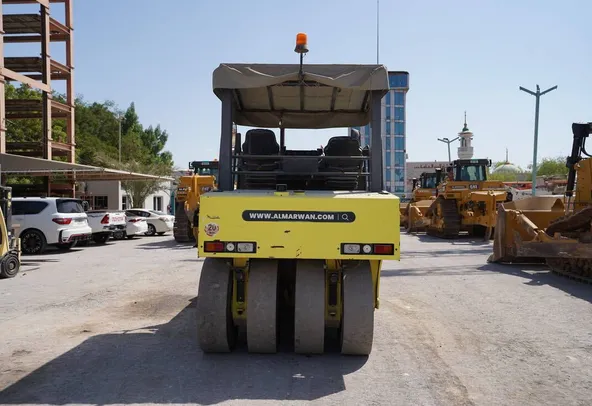 2017 ammann AP240 pneumatic tyre roller rear view