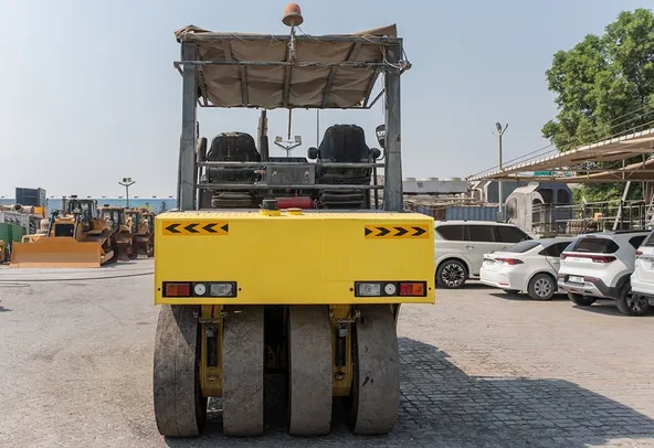 2017 Ammann AP240 Pneumatic Tyre Roller Rear View