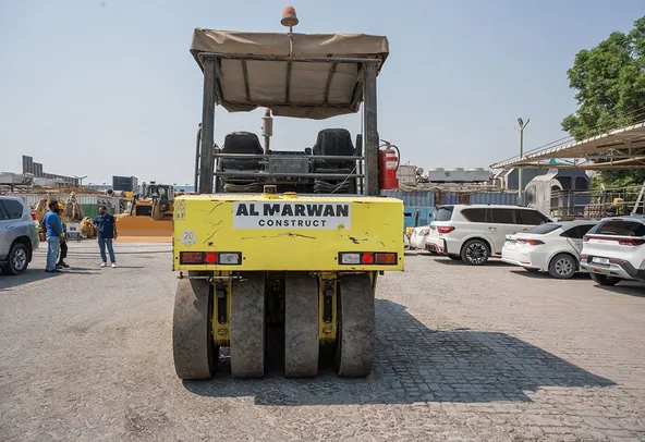 2017 Ammann AP240 Pneumatic Tyre Roller Rear View