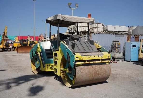 2017 Ammann AV110X Articulated Tandem Roller Front Right View