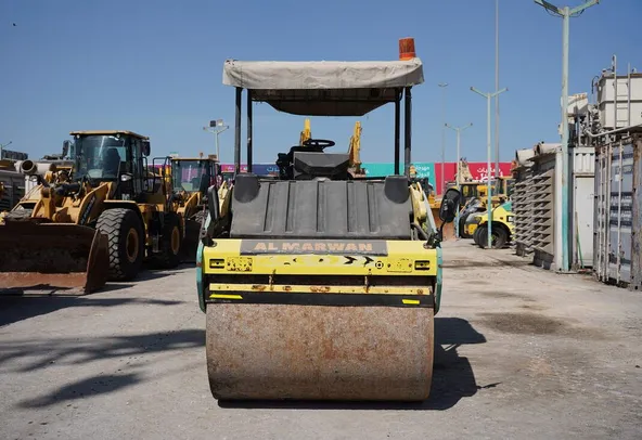 2017 Ammann AV110X Articulated Tandem Roller Front View