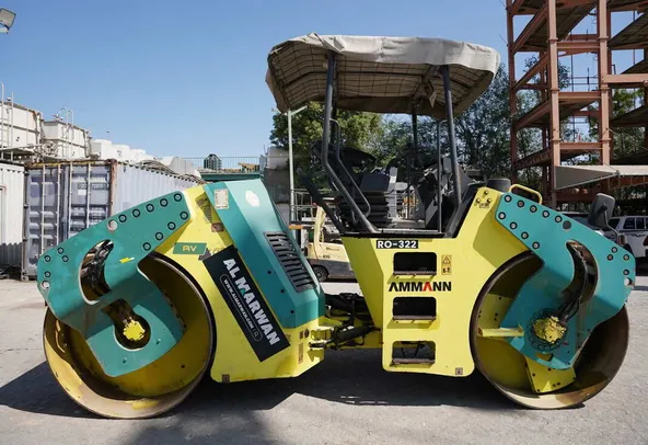 2017 Ammann AV110X Articulated Tandem Roller Right Side View