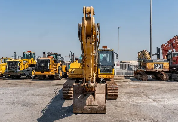 2017 Komatsu PC300-8MO Track Excavator Front View