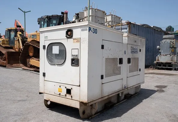 2017 Perkins 30 kVA Generator Set Front Left View