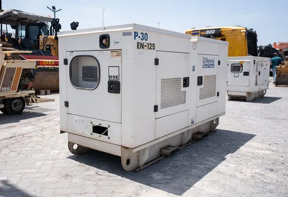 2017 Perkins 30 kVA Generator Set Front Left View