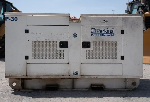 2017 Perkins 30 kVA Generator Set Right Side View