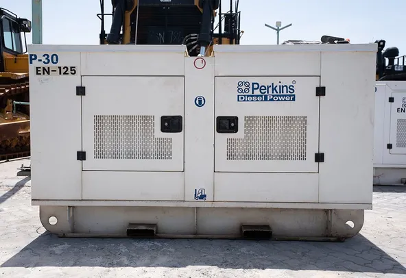 2017 Perkins 30 kVA Generator Set Left Side View
