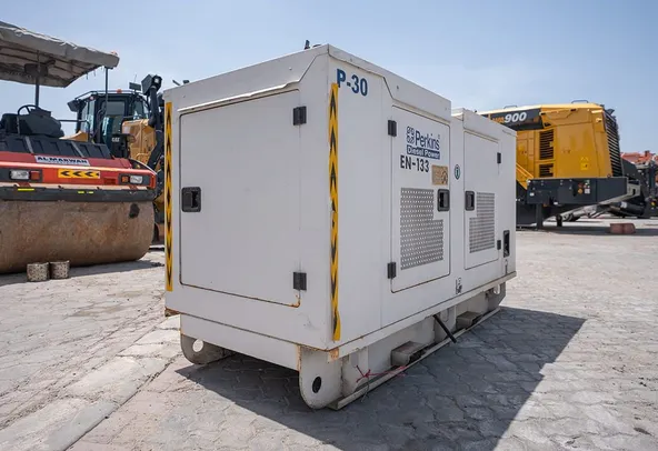 2017 Perkins 30 kVA Generator Set Rear Right View