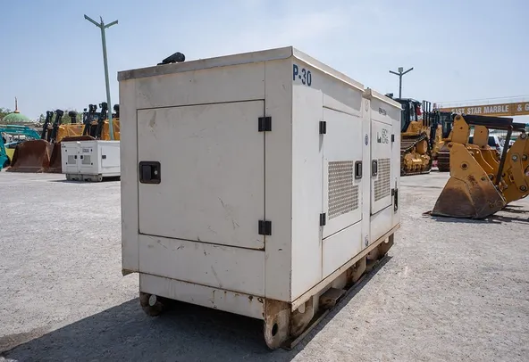 2017 Perkins 30 kVA Generator Set Rear Right View