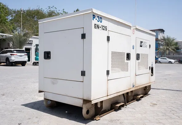 2017 Perkins 30 kVA Generator Set Rear Right View