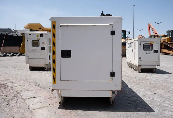 2017 Perkins 30 kVA Generator Set Rear View