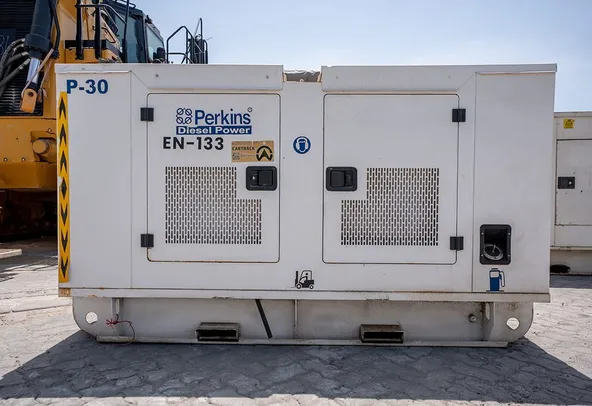 2017 Perkins 30 kVA Generator Set Right Side View
