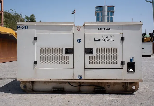 2017 Perkins 30 kVA Generator Set Left Side View