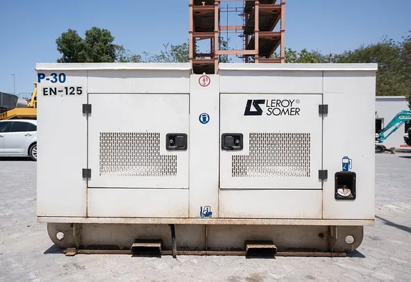 2017 Perkins 30 kVA Generator Set Right Side View