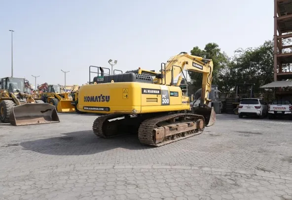 2018 Komatsu PC300-8MO Track Excavator Rear Right View