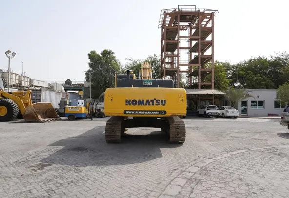 2018 Komatsu PC300-8MO Track Excavator Rear View