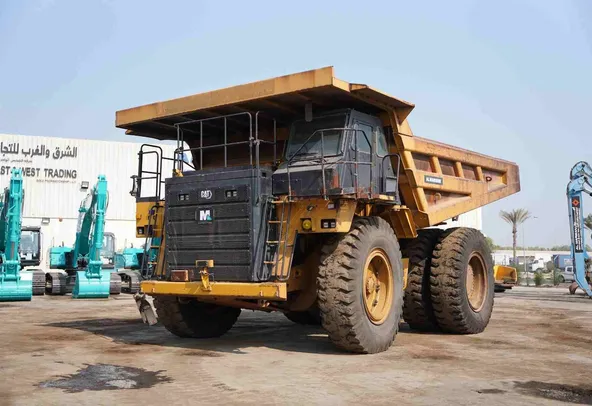 2019 Cat 777E Rigid Dump Truck Front Left View - RD-0493