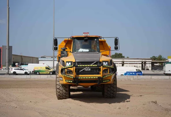 2019 Volvo A40G Articulated Dump Truck Front View