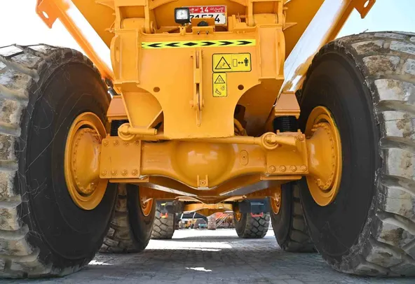 2019 Volvo A40G Articulated Dump Truck Undercarriage View