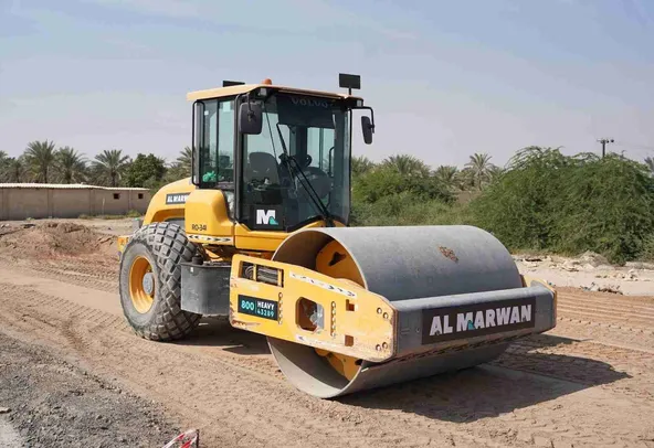 2019 Volvo SD110B Single Drum Roller Front Right View - RO-0341